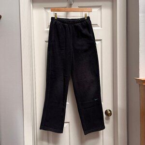 NIKE thick warm fleece sweatpants - Black - Size Small